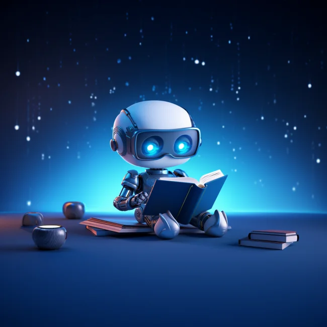 robot reading